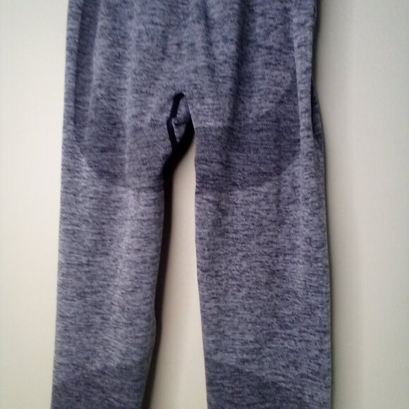 Pink Victoria's Secret Leggings Women XS Seamless Ankle Cropped Mesh Gray - Picture 13 of 15